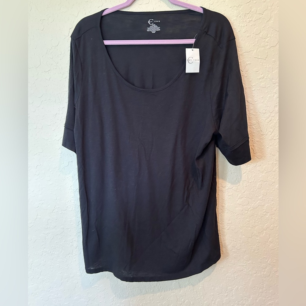 Cato black shirt, size 18/20, NWT